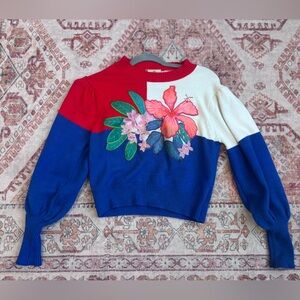 Farm Rio Floral Sweater